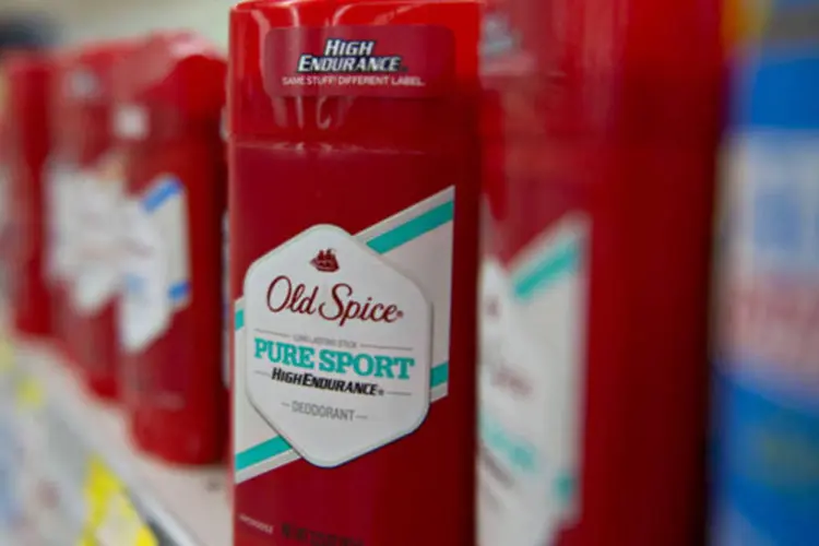 Desodorante Old Spice, da Procter & Gamble, em exposição em um supermercado de Princeton, Illinois (Daniel Acker/Bloomberg)