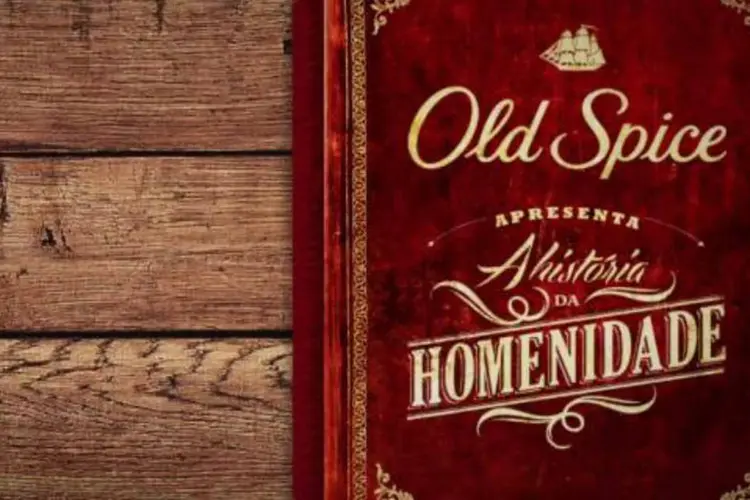 Old Spice: marca aborda histórias que começam a ser contadas por livro "A História da Homenidade" (Reprodução/YouTube/Old Spice Brasil)