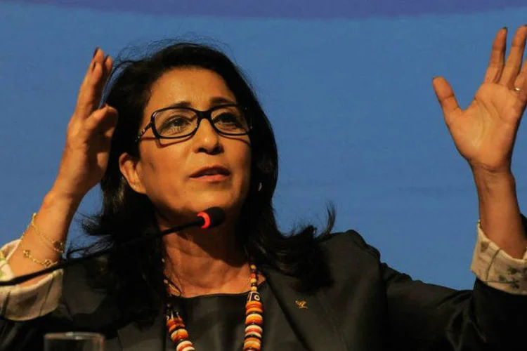 
	Nawal El Moutawakel, presidente da Comiss&atilde;o de Coordena&ccedil;&atilde;o do COI do Rio-2016, convidou todos a um mergulho coletivo
 (Tomaz Silva/Agência Brasil)