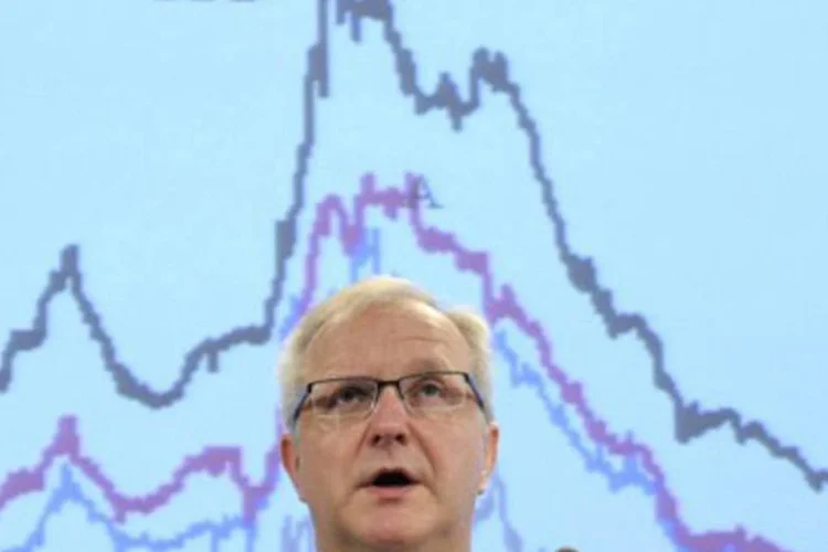 O comissário europeu de Assuntos Econômicos, Olli Rehn (.)