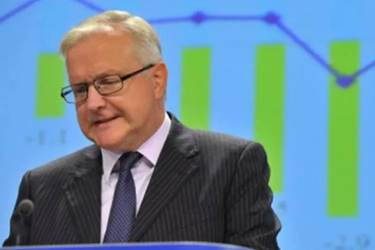 
	Olli Rehn: Segundo Rehn, a Espanha fez um esfor&ccedil;o que equivale a 5,25% do PIB em 2012 e a 2,25% em 2013
 (Georges Gobet/AFP)