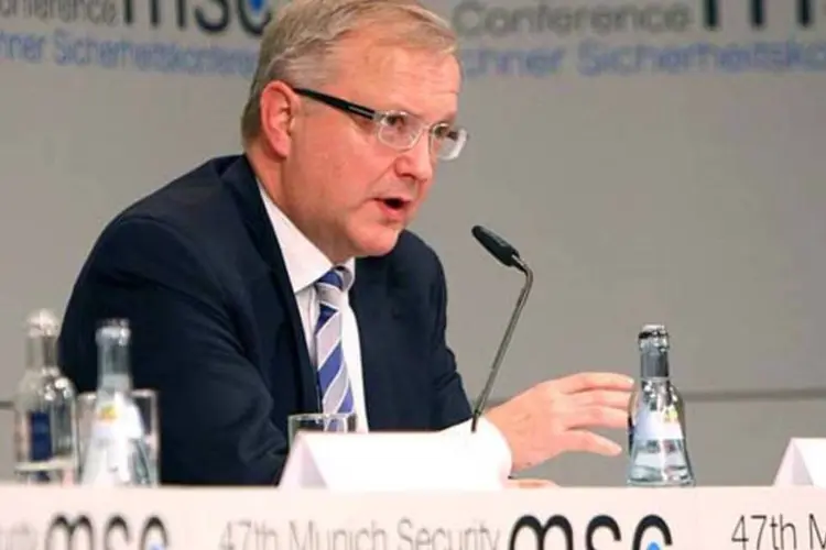 O comissário europeu de Assuntos Econômicos, Olli Rehn, quer mais integração econômica na UE (Wikimedia Commons)