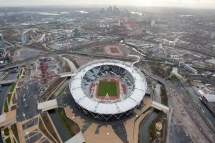 Faltando cinco meses para o início da 30ª edição dos Jogos, o Estádio Olímpico e quase todas as instalações já estão praticamente prontas (Divulgação)
