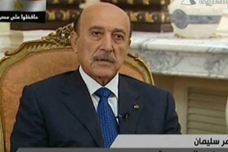 Omar Suleiman, vice-presidente do Egito, foi nomeado por Mubarak para o cargo (AFP)
