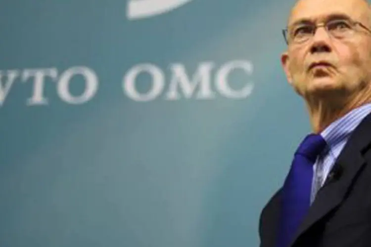 O diretor-geral da OMC, Pascal Lamy: "as regras da OMC não regularão as pautas nacionais de consumo ou de economia" (Fabrice Coffrini/AFP)