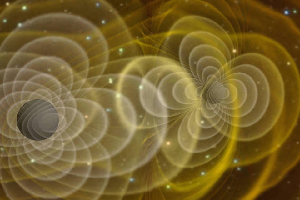 Ondas gravitacionais: previstas por Einstein, fenômeno foi detectado após mais de um século (Henze/NASA)