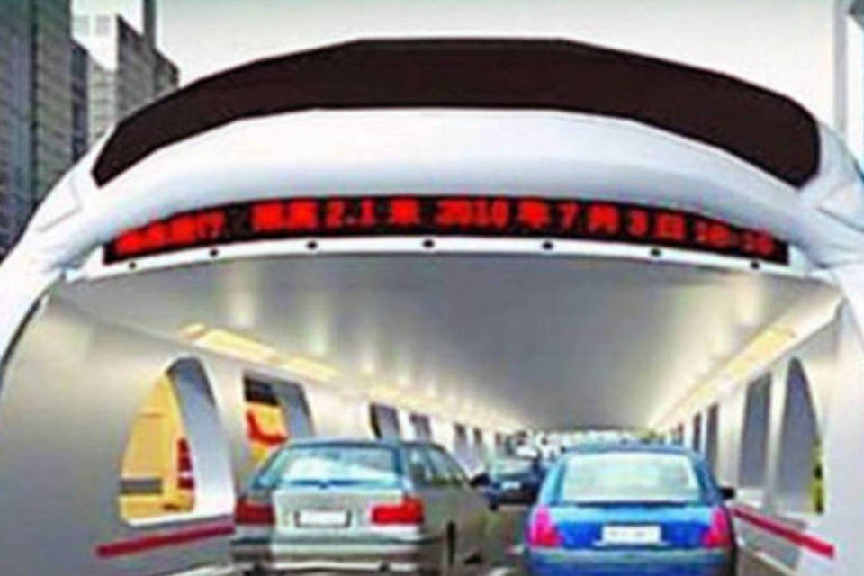 Pequim vai usar `ônibus aéreo´ contra engarrafamentos