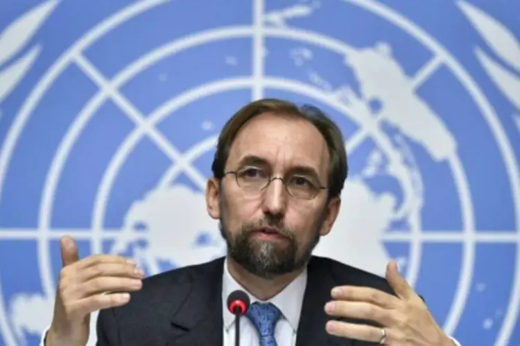 O alto comissário das Nações Unidas para os Direitos Humanos, Zeid Ra'ad Al Hussein (FABRICE COFFRINI/AFP)