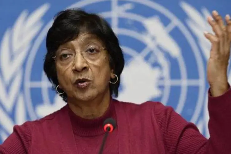 
	Navi Pillay: Navi tamb&eacute;m denunciou ataques do Hamas contra zonas civis de Israel
 (Fabrice Coffrini/AFP)