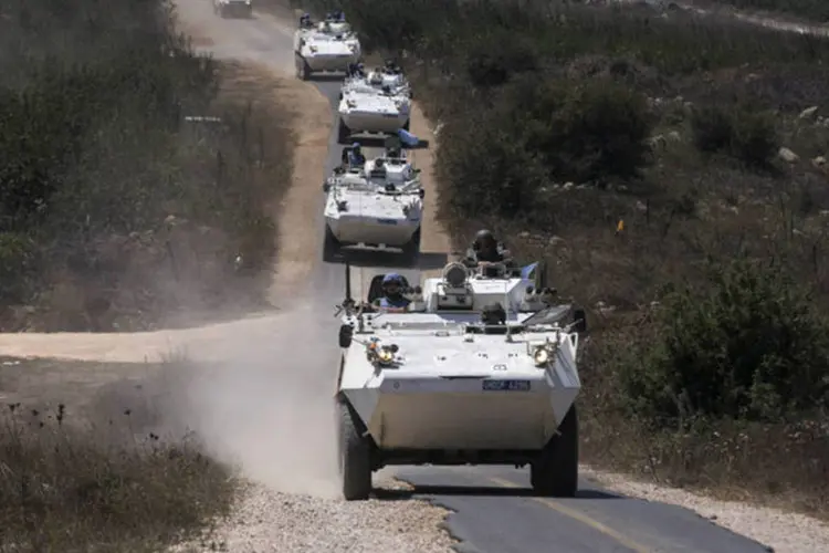 Colinas de Golã: combatentes islâmicos capturaram dezenas de soldados integrantes da força de paz da ONU (Baz Ratner/ Reuters)
