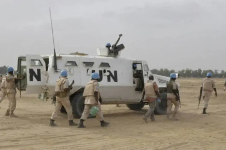 
	ONU: o minist&eacute;rio chin&ecirc;s das Rela&ccedil;&otilde;es Exteriores informou que um capacete azul do pa&iacute;s morreu na ter&ccedil;a-feira em um &quot;ataque terrorista&quot; no Mali
 (Alou Sissoko / AFP)