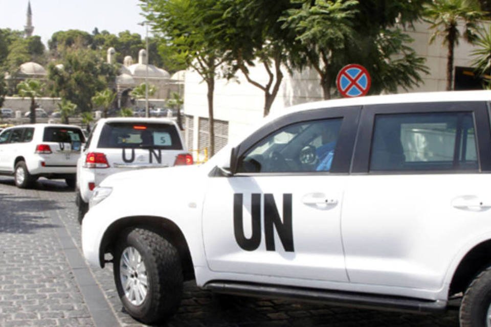 Especialistas em armas químicas da ONU entram na Síria