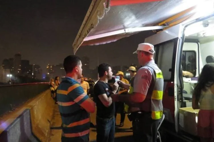 
	Blitz em SP: de janeiro a setembro foram aplicadas 5432 multas para motoristas que dirigiam sob efeito do &aacute;lcool
 (Divulgação/Polícia Militar)