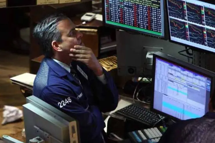 Nenhuma ação do índice Dow Jones, o mais importante de Wall Street, está em alta (Getty Images)