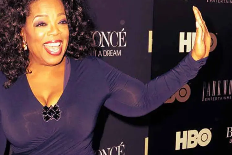 
	A apresentadora americana Oprah Winfrey: lideran&ccedil;a pelo incentivo
 (Getty Images)