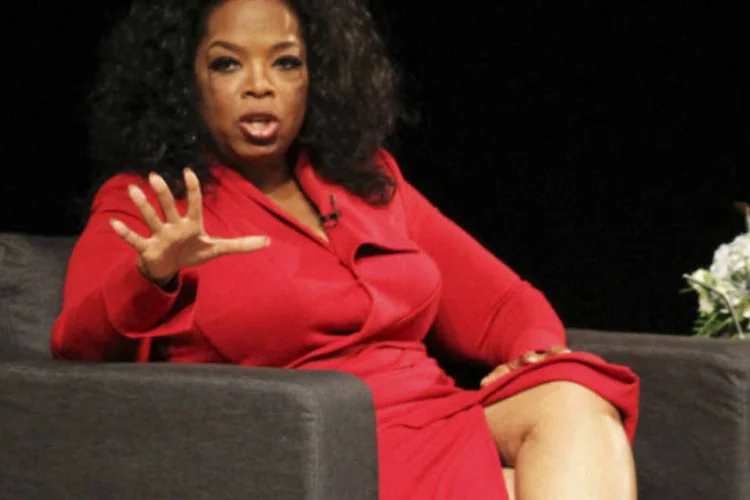 Oprah Winfrey em coletiva do seu canal OWN em 2012: primeiro grande marco da rede à cabo (Reuters)