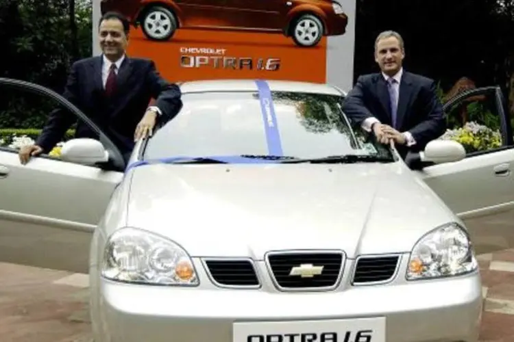 
	Optra, da GM: neste ano, GM j&aacute; fez o recall de mais de 13 milh&otilde;es de autom&oacute;veis
 (Ravi Raveendran/AFP)