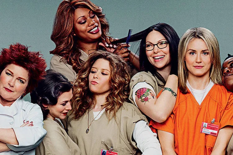 
	O elenco e a equipe da s&eacute;rie &#39;Orange Is the New Black&#39;, em Los Angeles
 (Divulgação/Divulgação)