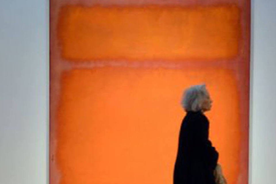 Pintura de Mark Rothko recebe US$ 86,9 mi em leilão