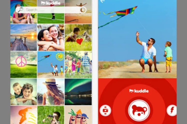 Kuddle: app permite que pais monitorem o que crianças publicam e mantém restrito acesso ao conteúdo (Reprodução/itunes.apple.com)
