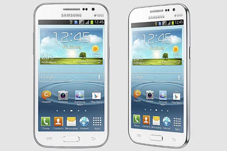 Galaxy Win, novo smartphone da Samsung: dispositivo tem tela de 4,7 polegadas, Android 4.0 e câmera de 5 MP (Samsung)