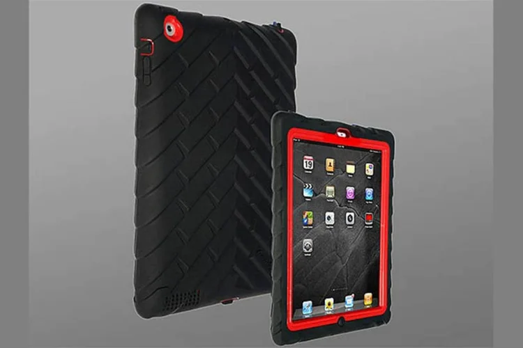 A capa da Gumdrop para iPad 5 é menor que aquelas feitas para o iPad 4, mas a Apple ainda não divulgou o tamanho do novo tablet (Divulgação)