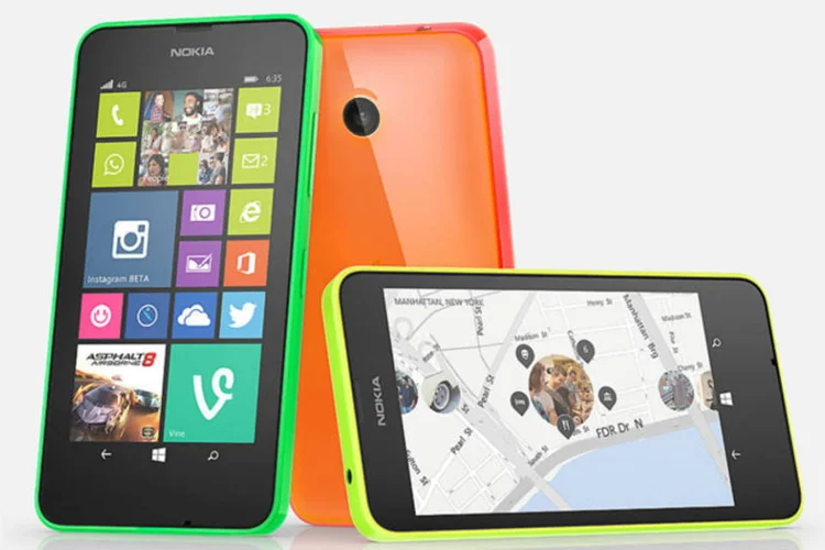 Lumia 635: sistema operacional é o Windows Phone 8.1 (Divulgação/Nokia)