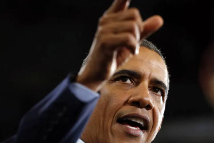 
	O presidente dos EUA, Barack Obama: &quot;acredito que a seguran&ccedil;a mundial e dos EUA demandam [decis&otilde;es por outros meios]&rdquo;, disse o presidente&nbsp;
 (REUTERS/Kevin Lamarque)