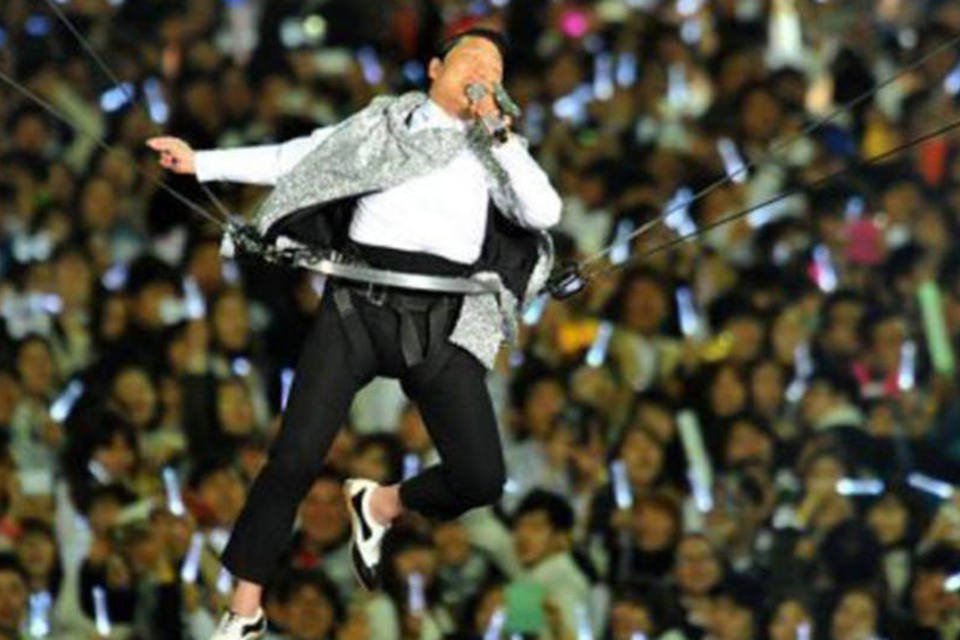 
	Psy: o sul-coreano conquistou fama em todo o planeta com o v&iacute;deo&nbsp;&quot;Gangnam Style&quot;, o mais assistido da hist&oacute;ria do YouTube&nbsp;
 (AFP)
