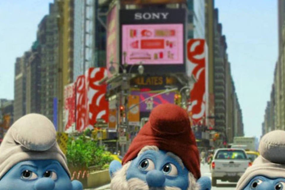 Em 3D, Os Smurfs vão parar em Nova York