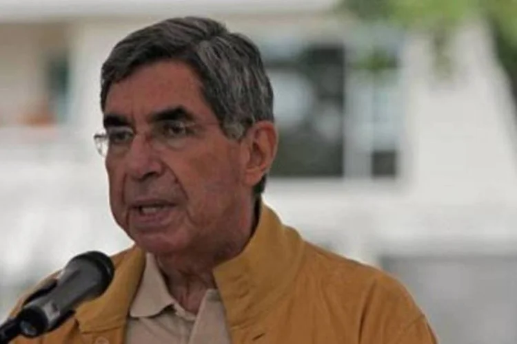 O ex-presidente costa riquenho, Óscar Arias ( Mayela Lopez/AFP)