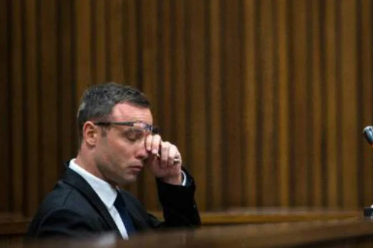 O atleta sul-africano Oscar Pistorius: leis sul-africanas proíbem os não colecionadores de ter mais de quatro armas de fogo (Daniel Born/AFP)