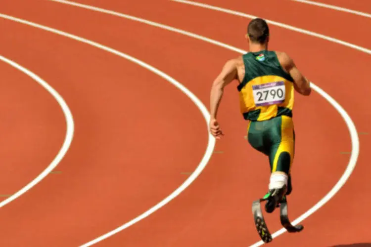 
	Oscar Pistorius: o atleta &eacute; dono de seis medalhas de ouro paral&iacute;mpicas
 (Will Clayton/Wikimedia Commons)