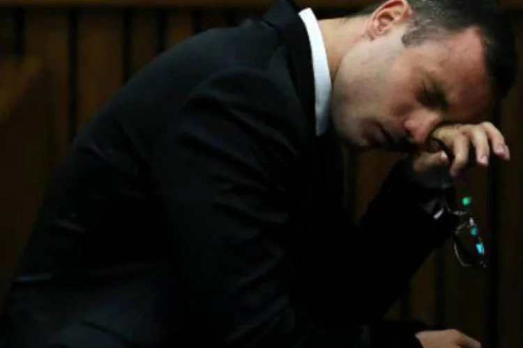 
	Oscar Pistorius: Pistorius foi considerado culpado por homic&iacute;dio culposo
 (Themba Hadebe/AFP)
