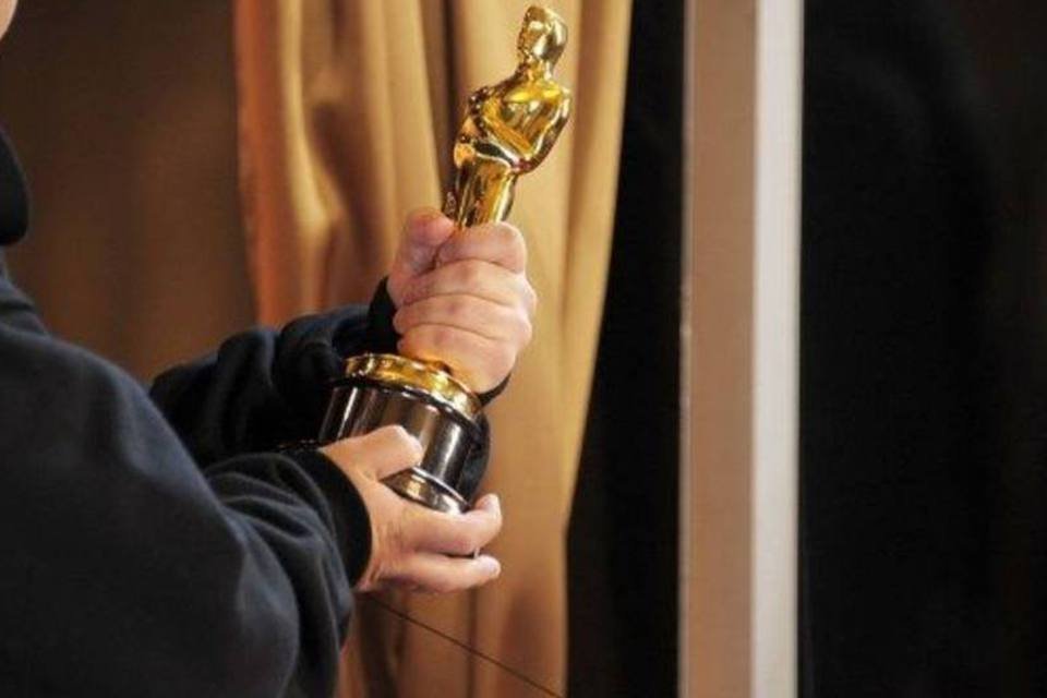 Estatuetas do Oscar são expostas em NY