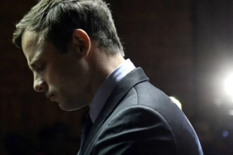 
	O corredor paral&iacute;mpico Oscar Pistorius, da &Aacute;frica do Sul: no entanto, o discurso de Pistorius perante o juiz n&atilde;o poder&aacute; ser televisionado
 (STEPHANE DE SAKUTIN/AFP/Getty Images)