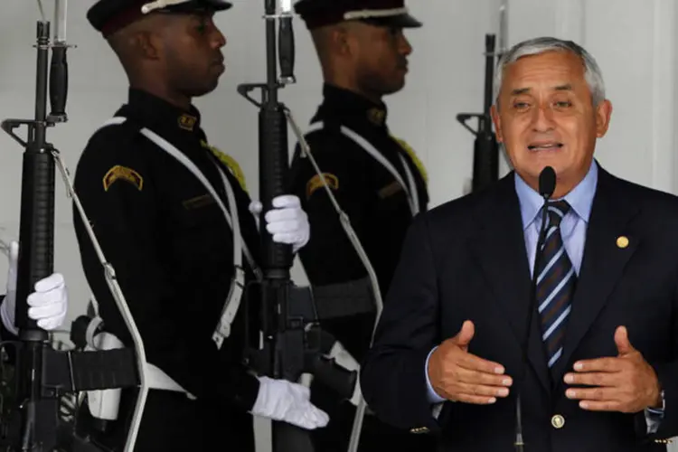 
	Otto P&eacute;rez, presidente da Guatemala: a perda de imunidade foi declarada ap&oacute;s o voto favor&aacute;vel de todos os 132 deputados presentes em plen&aacute;rio
 (Carlos Jasso/Reuters)