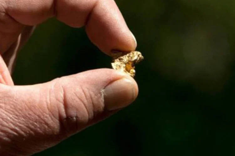 Ouro: o país vendeu duas toneladas de ouro por 100 milhões de dólares
 (David Paul Morris/AFP)