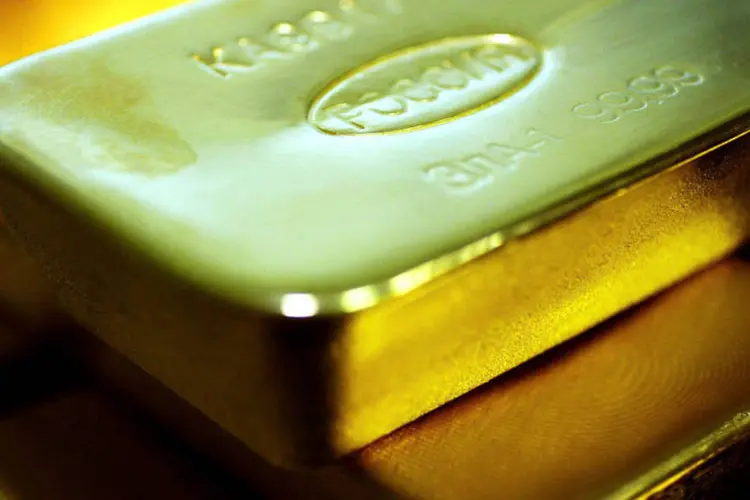 
	Ouro: ouro chegou a ser cotado a 1.143,47 d&oacute;lares a on&ccedil;a
 (Dmitry Beliakov/Bloomberg)