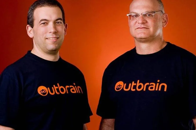 Yaron Galai e Ori Lahav: os dois israelenses fundaram a Outbrain em 2006 (Divulgação)