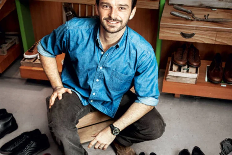Breno Bulus, da Outer Shoes: "Ao usar matérias-primas frequentemente desprezadas pelos concorrentes, consegui criar calçados com apelo sustentável para o público jovem" (Marcelo Correa)