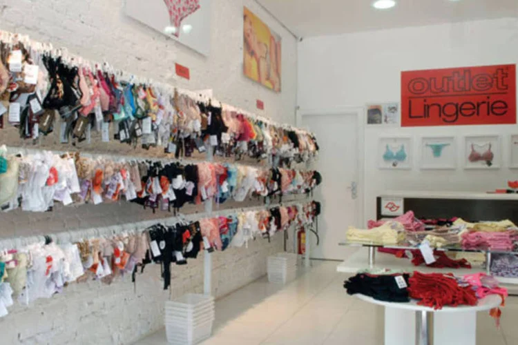 Outlet Lingerie: atenção especial para as marcas e para a exposição das peças (Divulgação)
