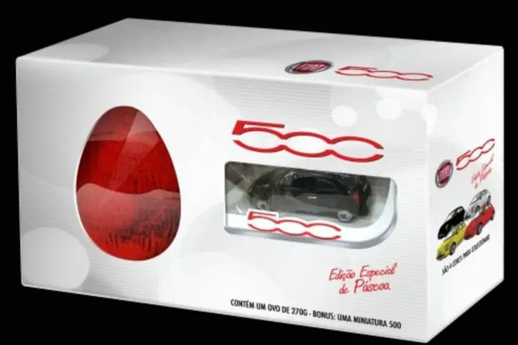 Fiat: empresa lança ovo de Páscoa para promover novo Cinquecento (Divulgação)