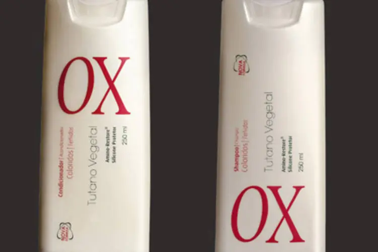 Produtos da OX: ontem, a holding J&F Participações, acionista do JBS, comprou as marcas de higiene e beleza do grupo Bertin, entre elas a OX (Carlos Bessa/Montagem)