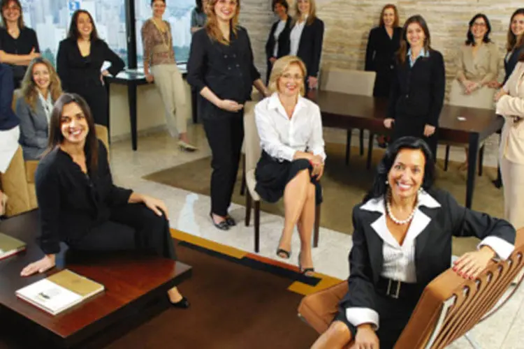 Equipe de private banking do Itaú, com maioria feminina (.)