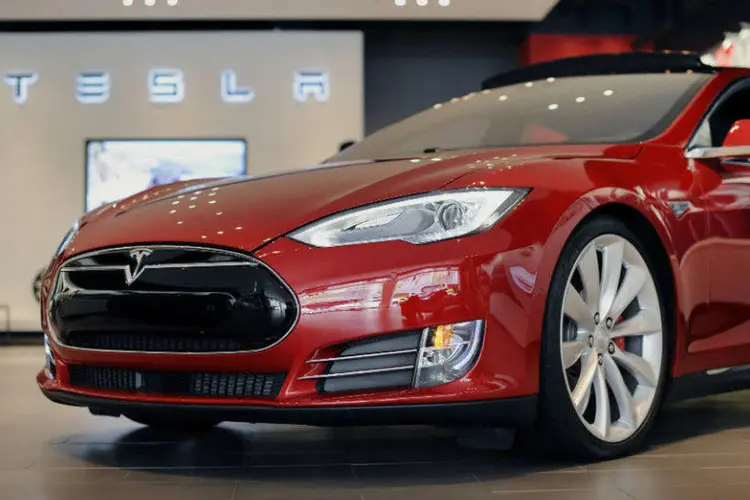 Model S P85D, da Tesla: a combinação entre potência e eficiência foi extraordinária (Michael Short/Bloomberg)