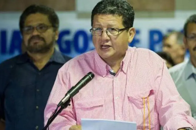 Pablo Catatumbo, chefe das Farc no processo de paz: partido irá reunir "as maiorias dissidentes para continuar a luta pela democracia", disse Catatumbo (Yamil Lage/AFP)