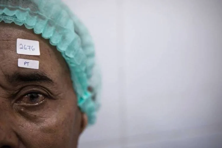 
	Paciente com catarata: doen&ccedil;a &eacute; respons&aacute;vel por cerca de metade dos casos de cegueira no mundo
 (Getty Images)