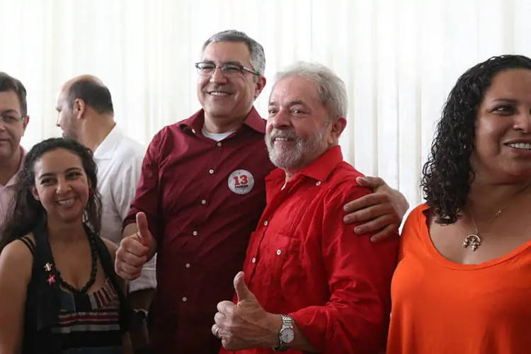 Padilha e Lula: Padilha falou da expectativa pelo debate de hoje à noite na TV Globo (Paulo Pinto/Analítica)