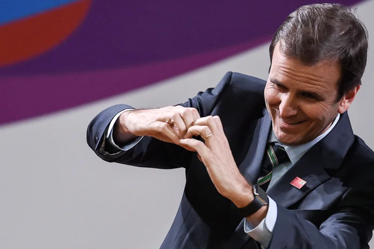 
	O prefeito do Rio, Eduardo Paes, em julho de 2015: &quot;eu tentei ser gentil com o ex-presidente que ajudou muito a cidade e meu governo&quot;
 (Buda Mendes/Getty Images)